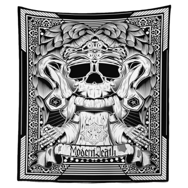 Dark Skull - Printed Tapestry UK