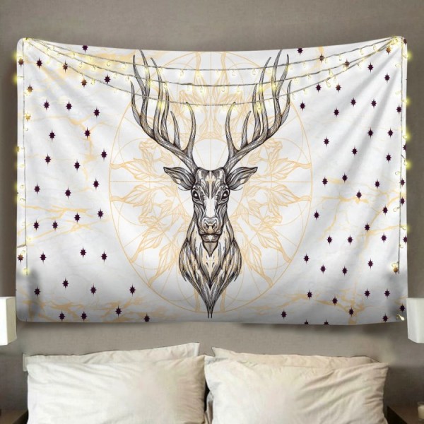 Deer Head - Printed Tapestry UK
