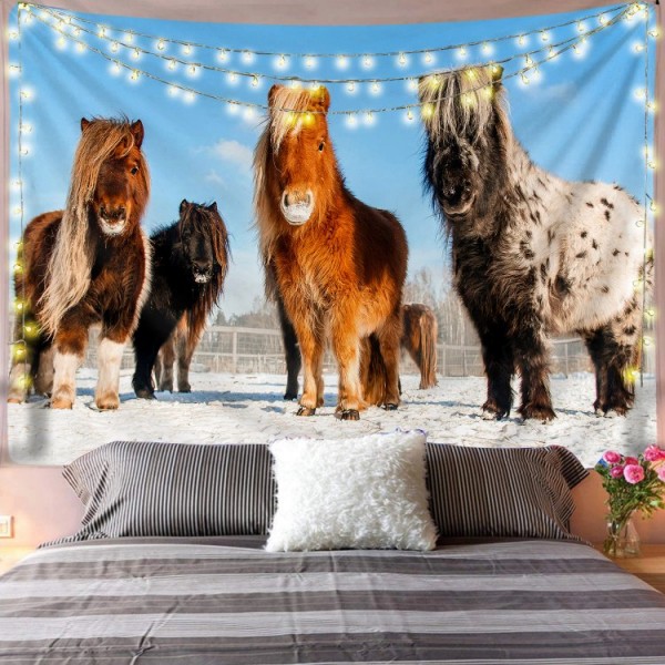 Midget Horsies - Printed Tapestry UK