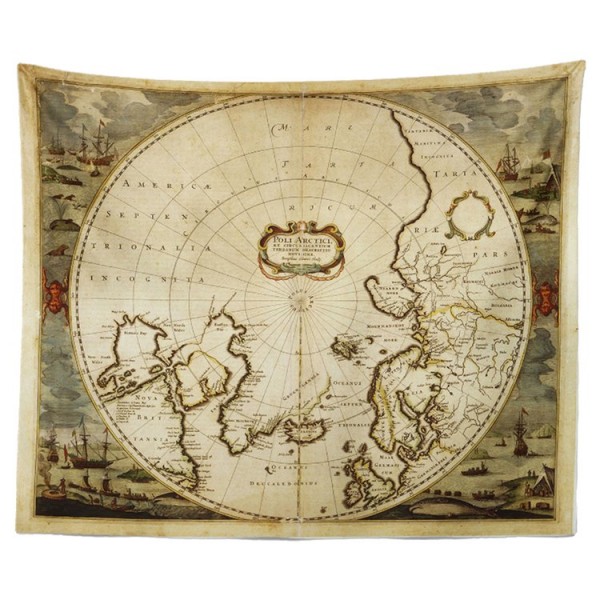 Map - Printed Tapestry UK