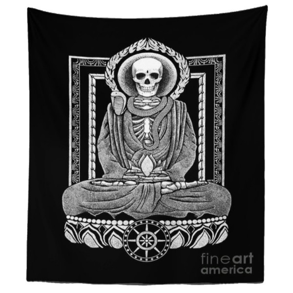 Skull - Printed Tapestry UK