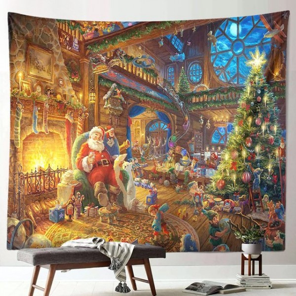 Santa Claus - Printed Tapestry UK