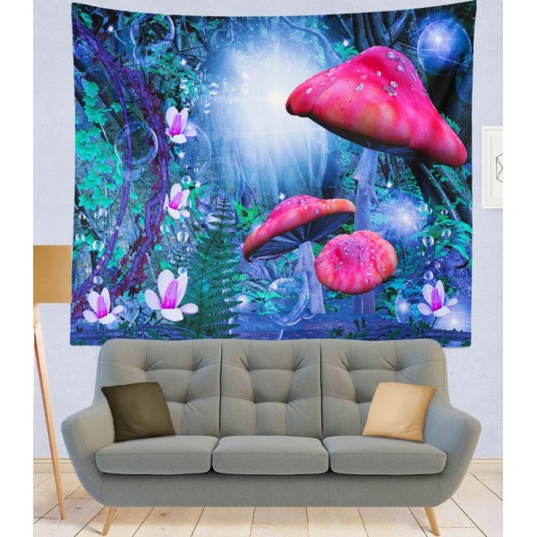 Mushroom - Printed Tapestry UK