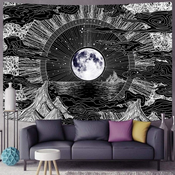 Moon and Star - Printed Tapestry UK