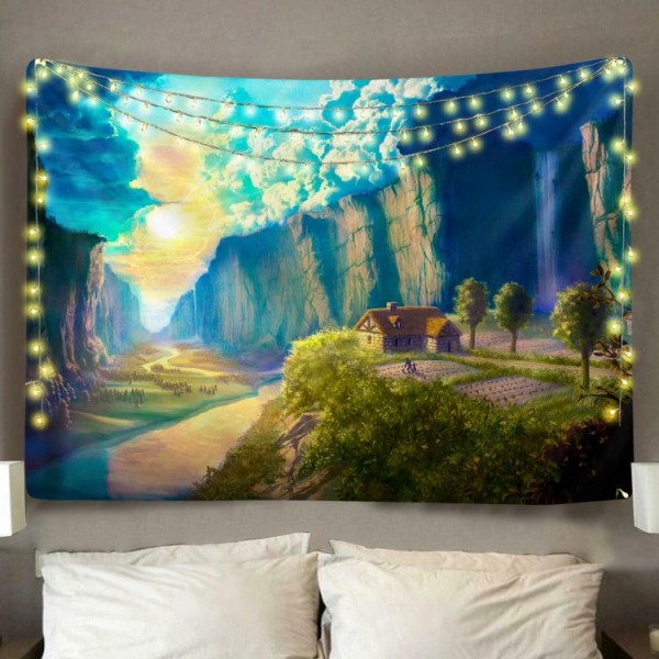 Fantasy Valley - Printed Tapestry UK