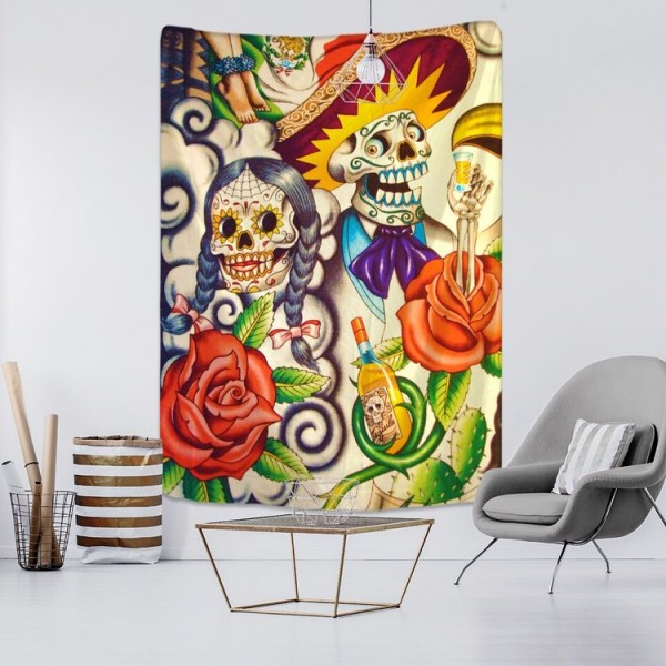 Skull - Printed Tapestry UK