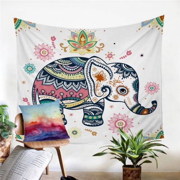 Elephant - Printed Tapestry UK