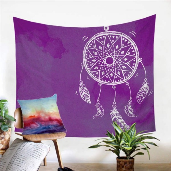 Dreamcatcher Feathers - Printed Tapestry UK