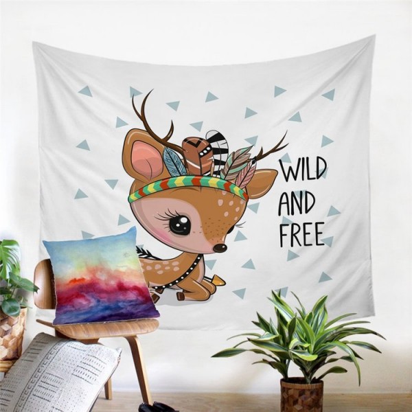 Deer - Printed Tapestry UK