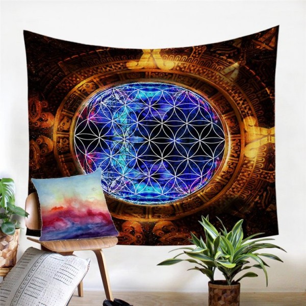 Flower of Life - Printed Tapestry UK