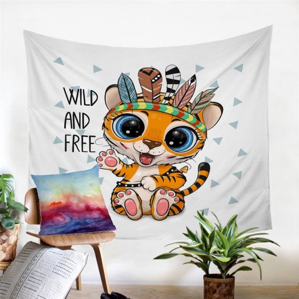 Tiger - Printed Tapestry UK