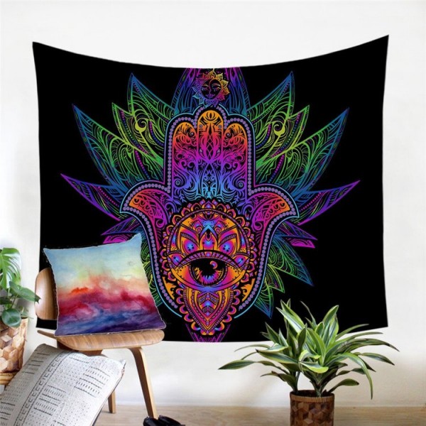 Hamsa Hand - Printed Tapestry UK