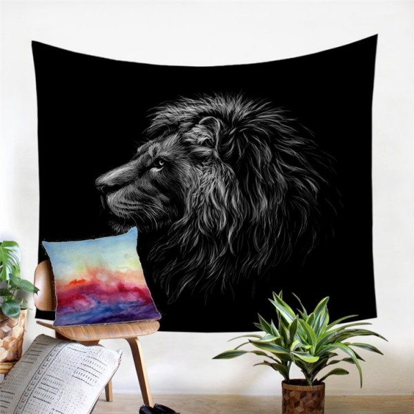 Lion - Printed Tapestry UK