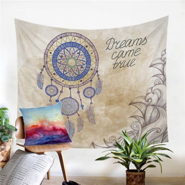 Dreamcatcher Feathers - Printed Tapestry UK