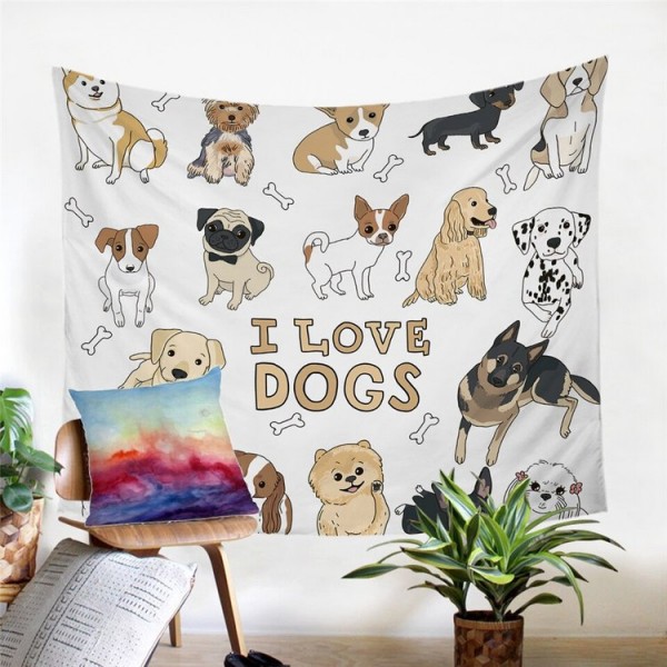 Dog - Printed Tapestry UK