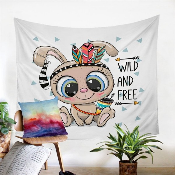 Rabbit - Printed Tapestry UK