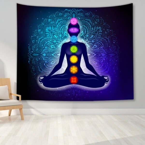 Seven Chakra - Printed Tapestry UK