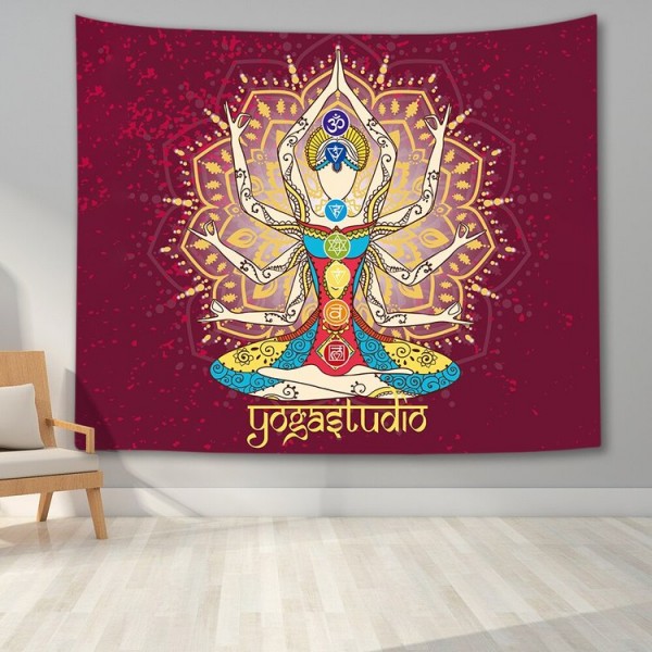 Seven Chakra - Printed Tapestry UK