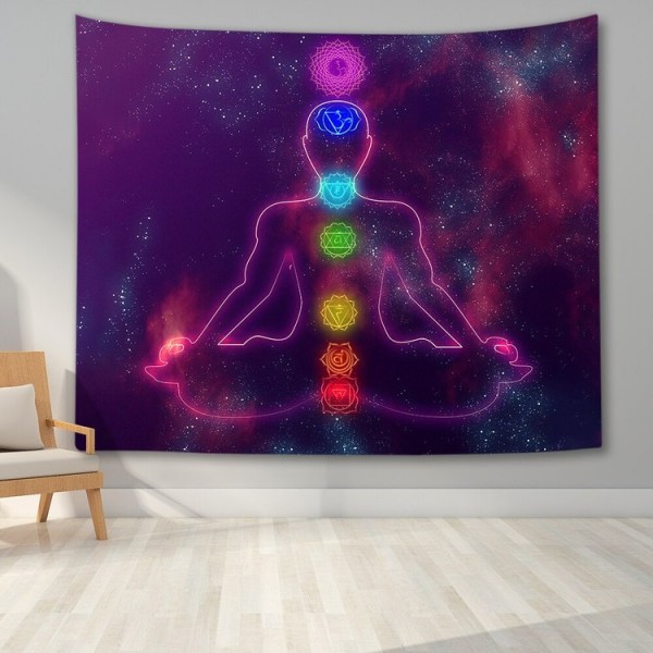 Seven Chakra - Printed Tapestry UK