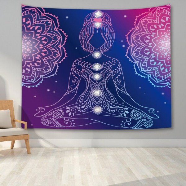 Seven Chakra - Printed Tapestry UK