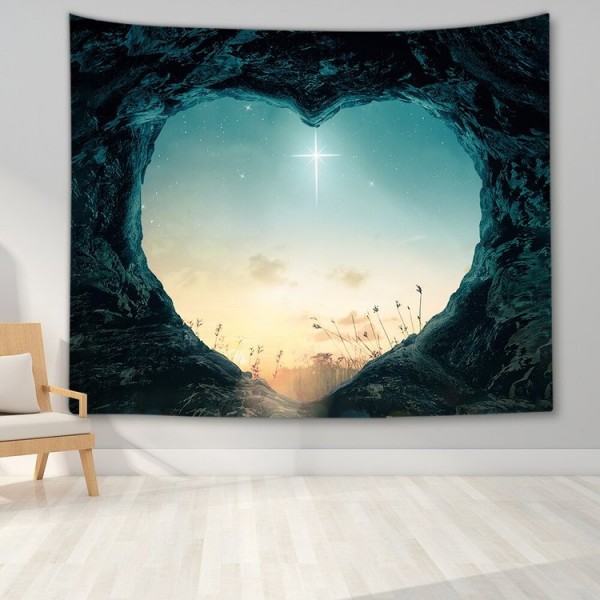 Night Nature Landscap - Printed Tapestry UK