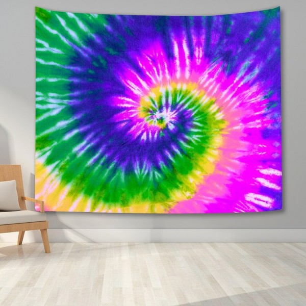 Colorful spiral - Printed Tapestry UK