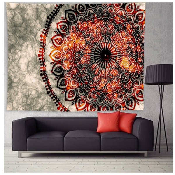 Flower Mandala - Printed Tapestry UK