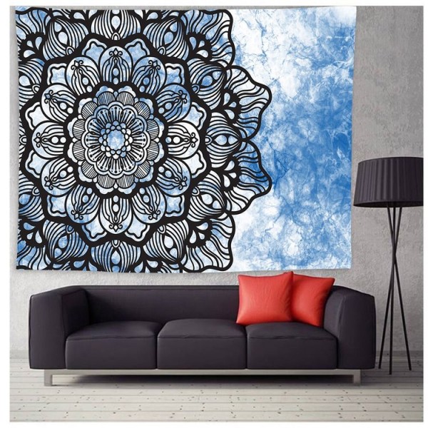 Flower Mandala - Printed Tapestry UK