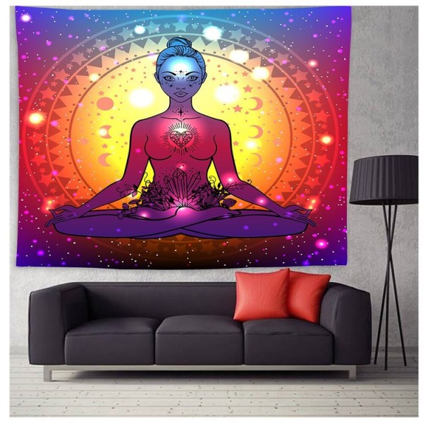 Seven Chakras - Printed Tapestry UK