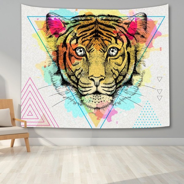 3D Watercolor Animal - Printed Tapestry UK