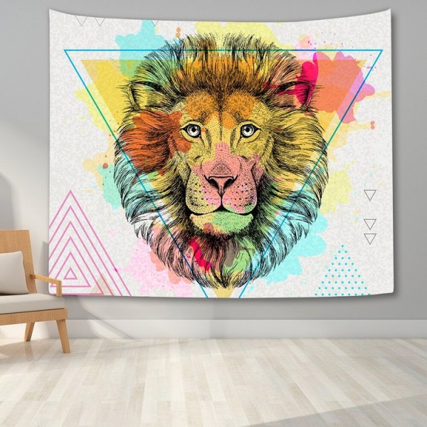 3D Watercolor Animal - Printed Tapestry UK