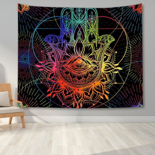 Hamsa Divination Hand - Printed Tapestry UK