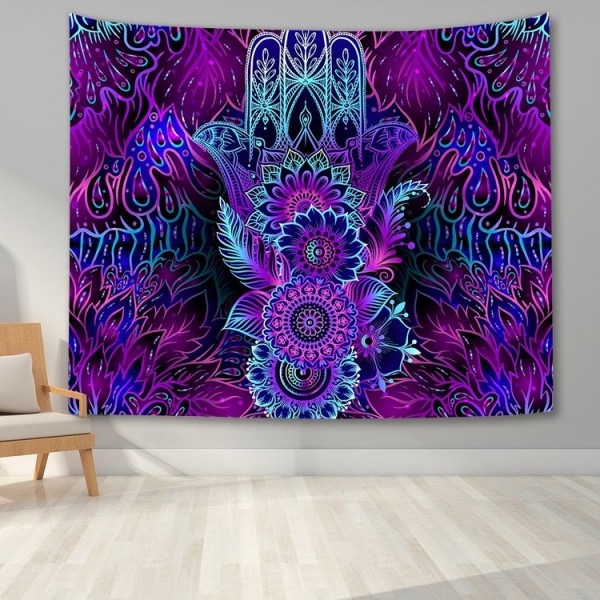 Hamsa Divination Hand - Printed Tapestry UK