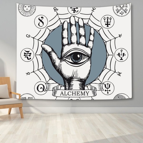 Hamsa Divination Hand - Printed Tapestry UK