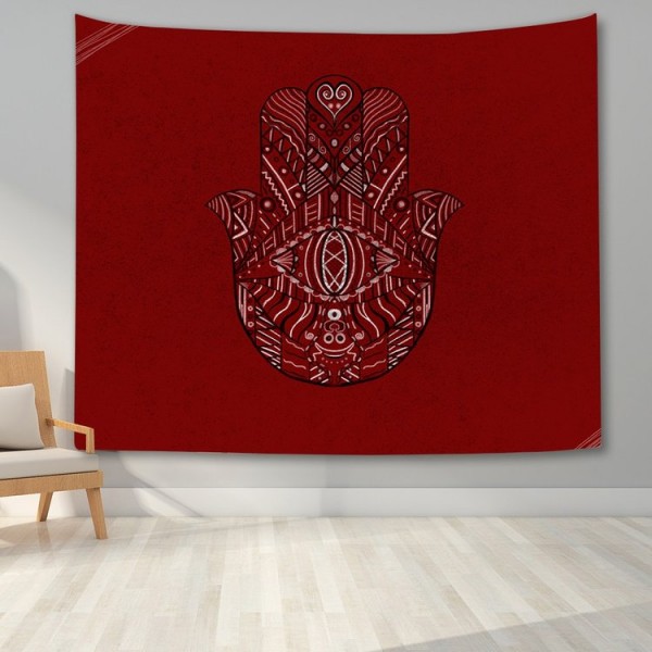 Hamsa Divination Hand - Printed Tapestry UK