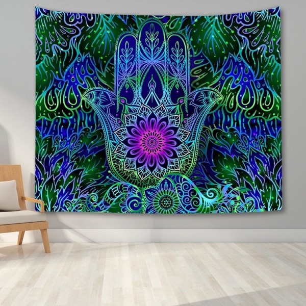 Hamsa Divination Hand - Printed Tapestry UK