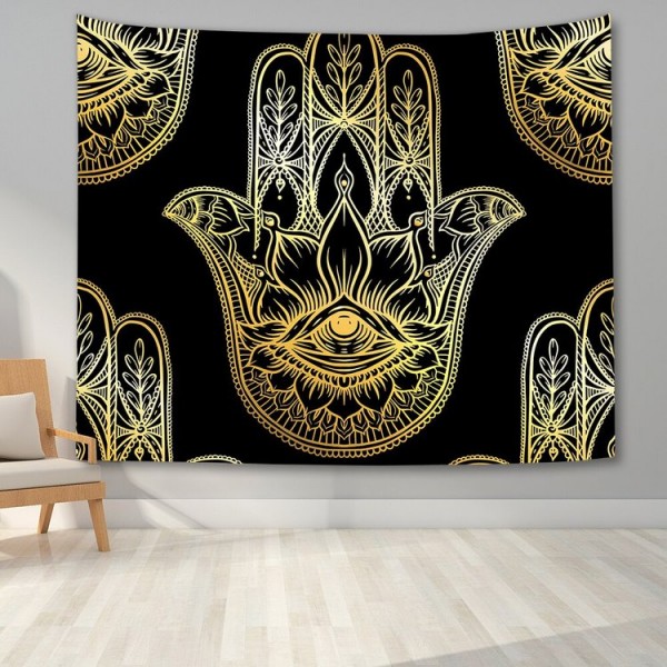 Hamsa Divination Hand - Printed Tapestry UK