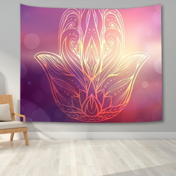 Hamsa Divination Hand - Printed Tapestry UK