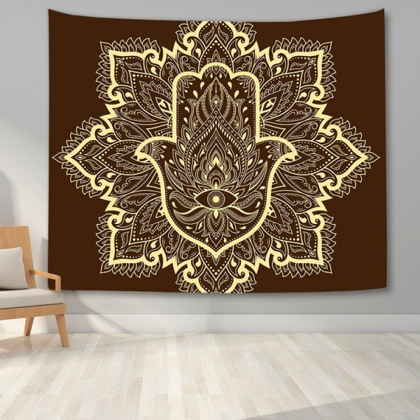 Hamsa Divination Hand - Printed Tapestry UK