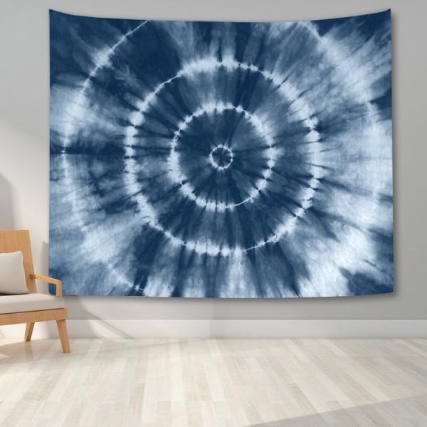 Colorful Tie Dye Spiral - Printed Tapestry UK