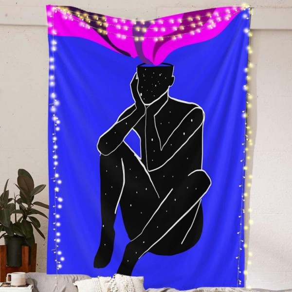 Space Thinker  - Printed Tapestry UK