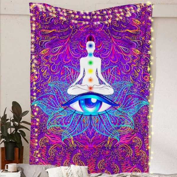 Chakra Trip  - Printed Tapestry UK