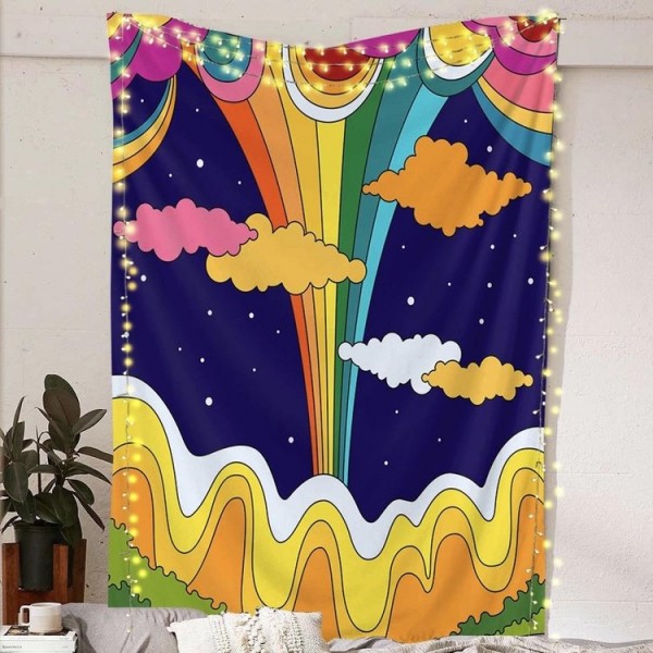 Rainbow Valley  - Printed Tapestry UK