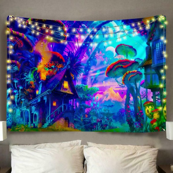 Mushroom Home  - Printed Tapestry UK