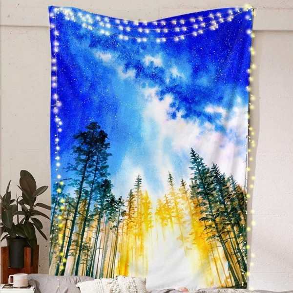 Galaxy Trees  - Printed Tapestry UK