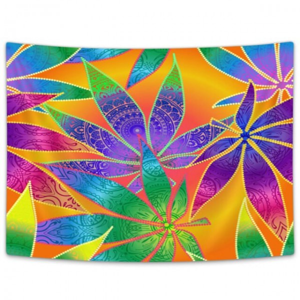 Leaves - Printed Tapestry UK