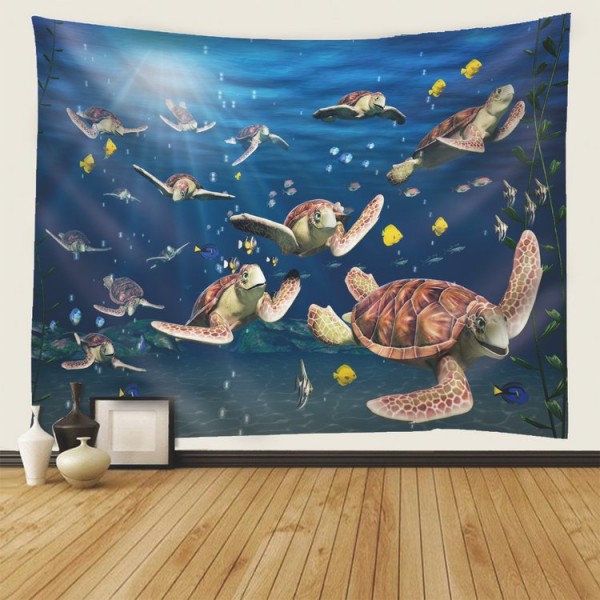 Sea turtle - Printed Tapestry UK