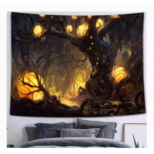 Lantern Tree - Printed Tapestry UK