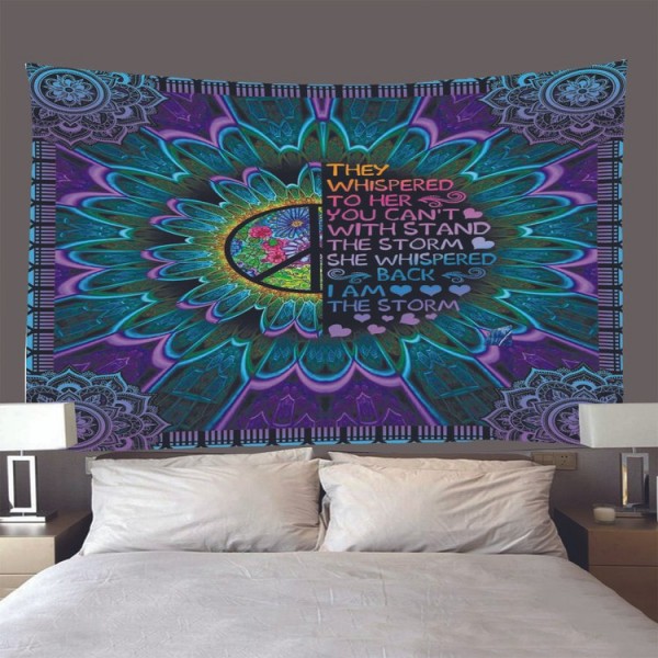 Mandala flower - Printed Tapestry UK