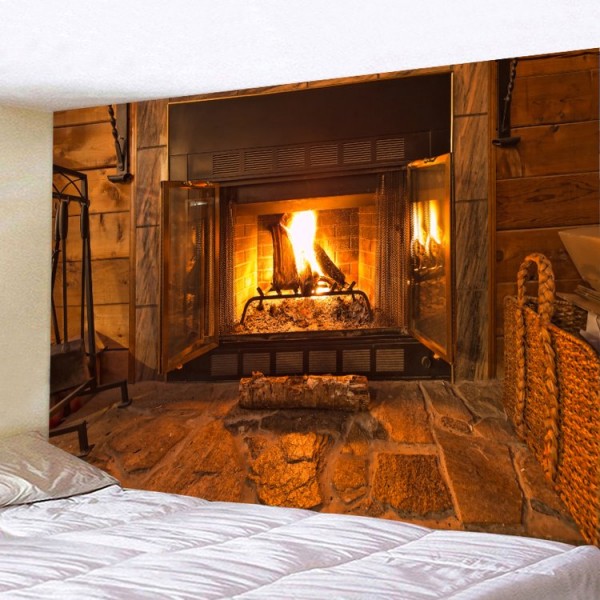 Magic Retro Bookcase - Printed Tapestry UK